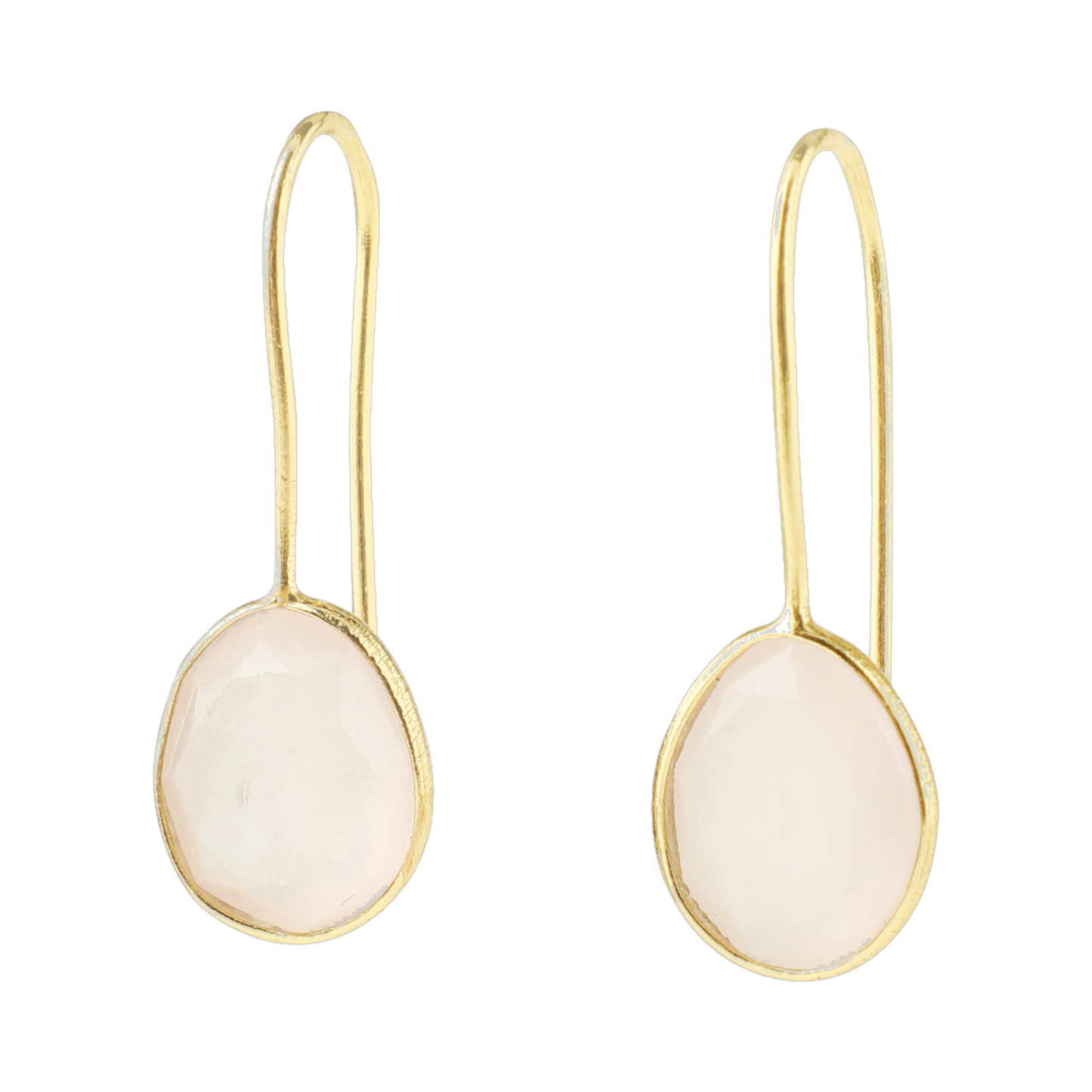 Awaari Iklil Earrings (Rose Quartz)