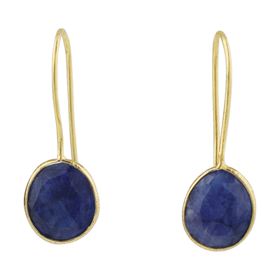 Awaari Iklil Earrings (Sapphire)