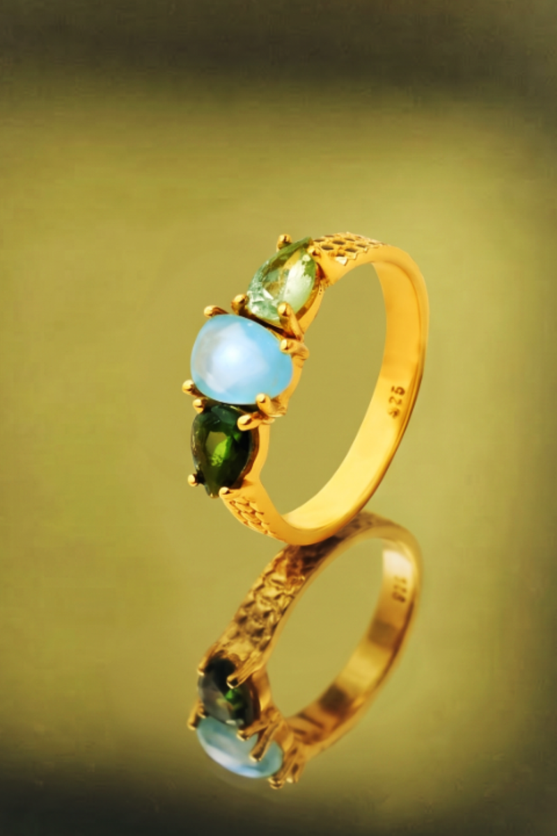 Awaari Mizar Ring (Green)
