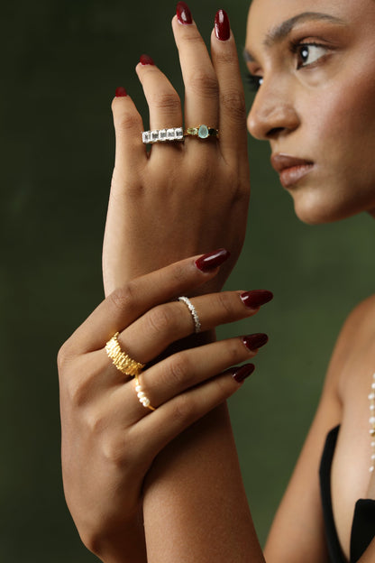 Awaari Mizar Ring (Green)